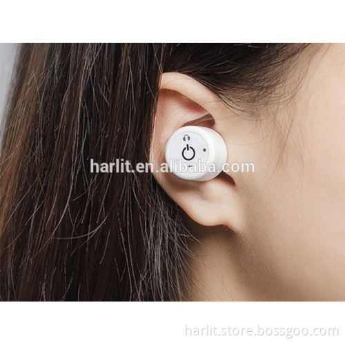 Handsfree Twins Sports Wireless Earphone with Microphone Stereo Active Noise Cancellation